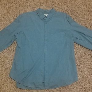 Mens long sleeve button up shirt.